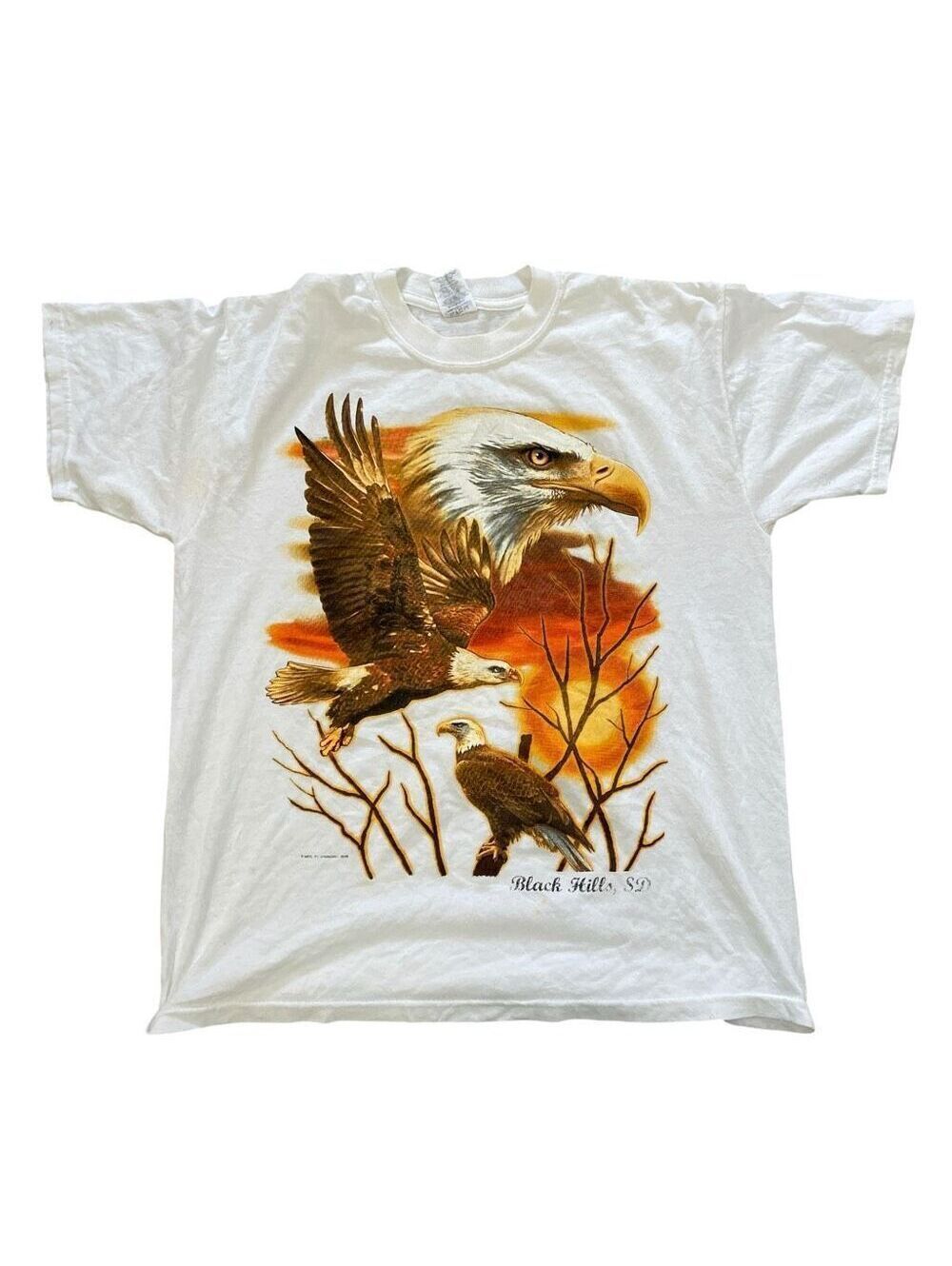 Vintage Single Stitch Eagle Graphic Tee T-Shirt Mens Women’s Unisex